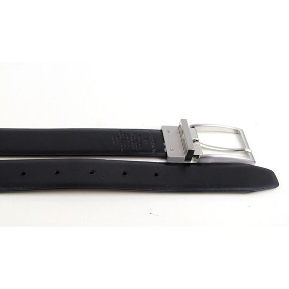 Nordstrom BLACK BROWN REAL LEATHER 1 1/8"Wd REVERSIBLE CASUAL DRESS BELT 38 (13M - Picture 15 of 16